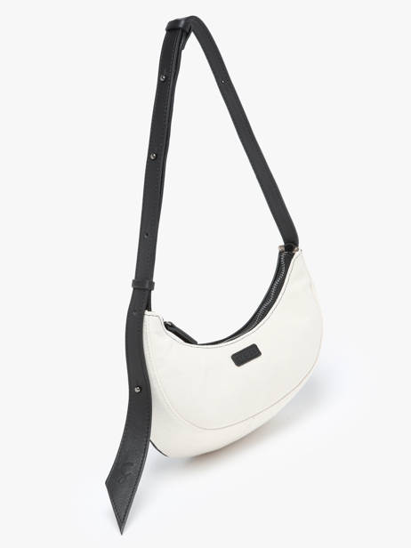 Schoudertas S Sosoomao Katoen En Leder Etrier Zwart sosoomao coton ECSC057S ander zicht 2